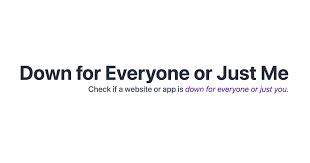 🌐 Down for Everyone or Just Me – Website Status Check